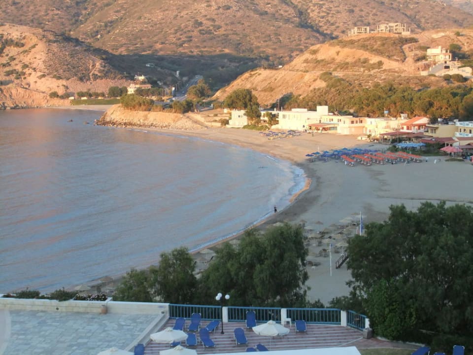 Blick vom oberen Teil der Anlage Fodele Beach & Water Park Holiday Resort
