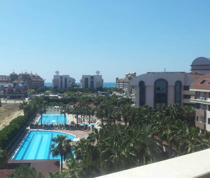 Blick vom Balkon Hane Family Resort