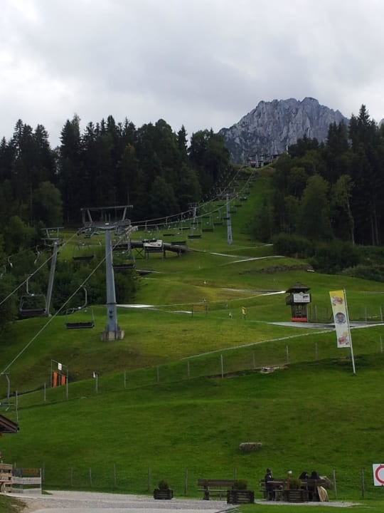 Rodelbahn hinter dem Haus Hotel Brandauerhof