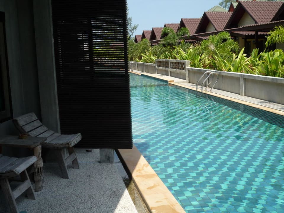 Terrasse von Zimmer 104 Hotel See Through Resort Haad Yao