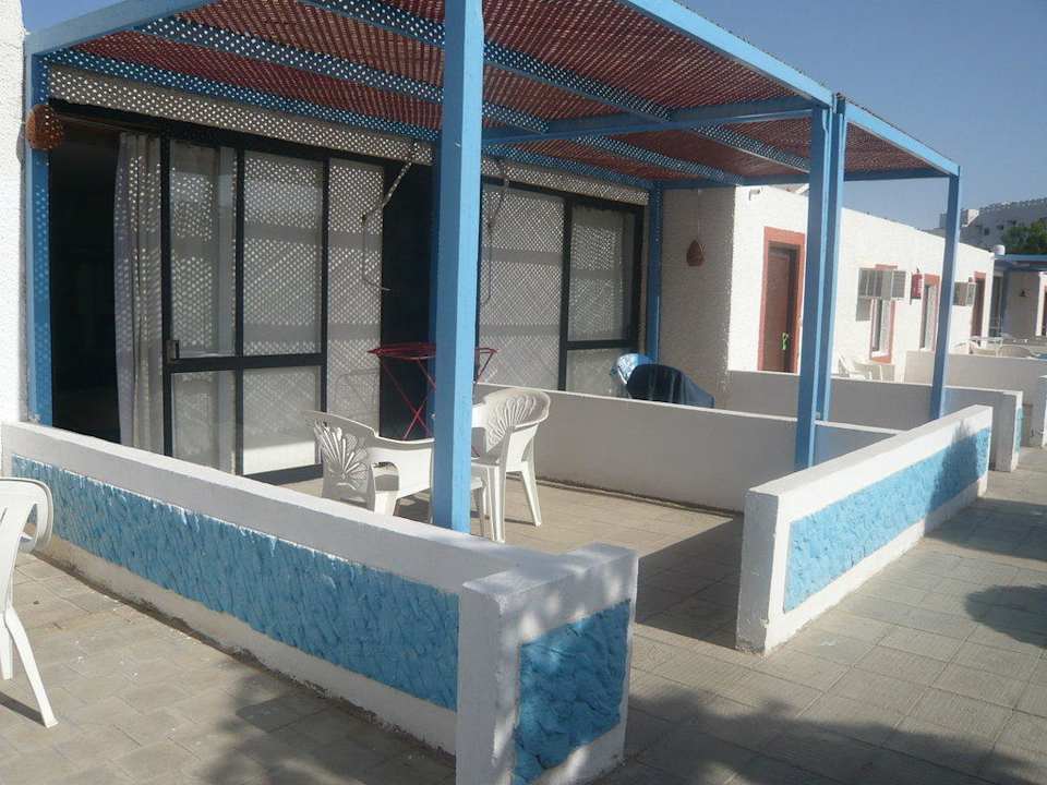 Terrasse vom Bungalow 5003 Albatros Sharm Resort