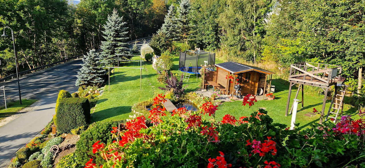 Ausblick Ferienwohnungen "Am Schlössel"