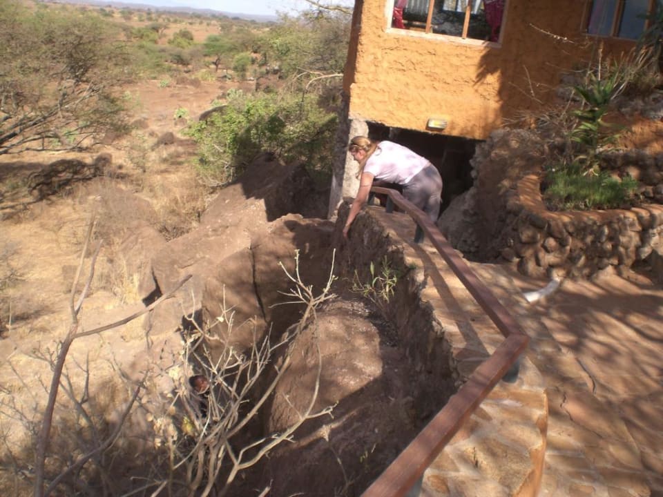 Ausblick von der Hemmingway Bar Hotel Amboseli Sopa Lodge