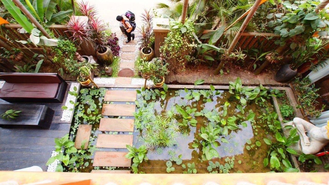 Zum Eingang Golden Temple Hotel