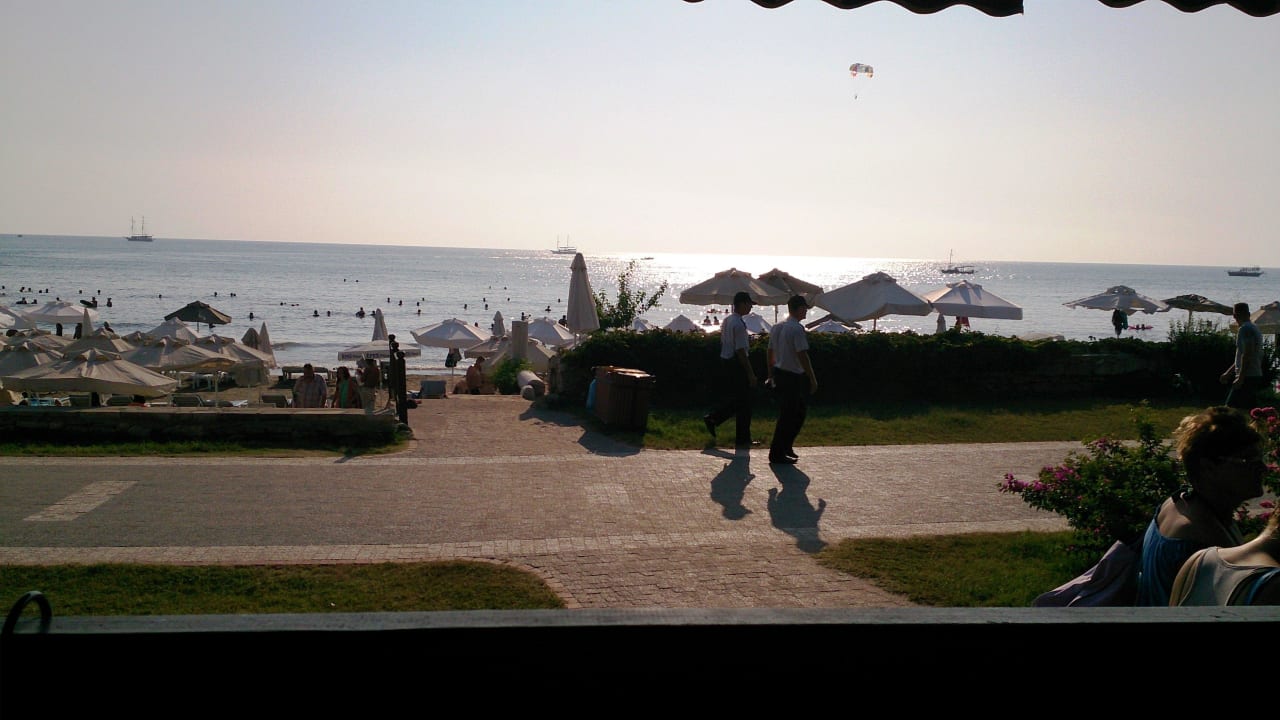 Ausblick von der Restaurantsterrasse Özlem Garden Hotel