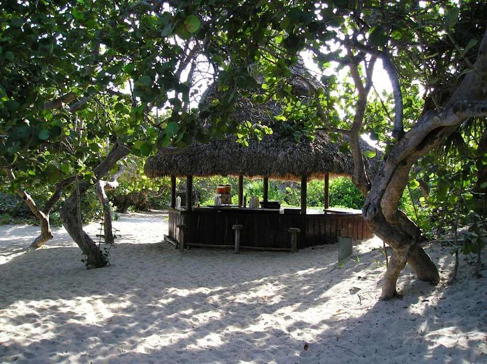 Die Strandbar, hier gab es lecker Pina Colada Sol Hicacos Varadero