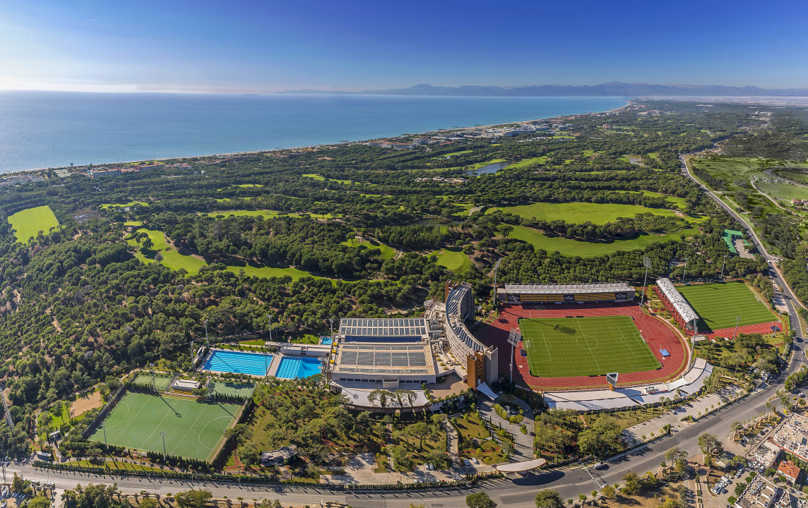 Außenansicht Gloria Sports Arena