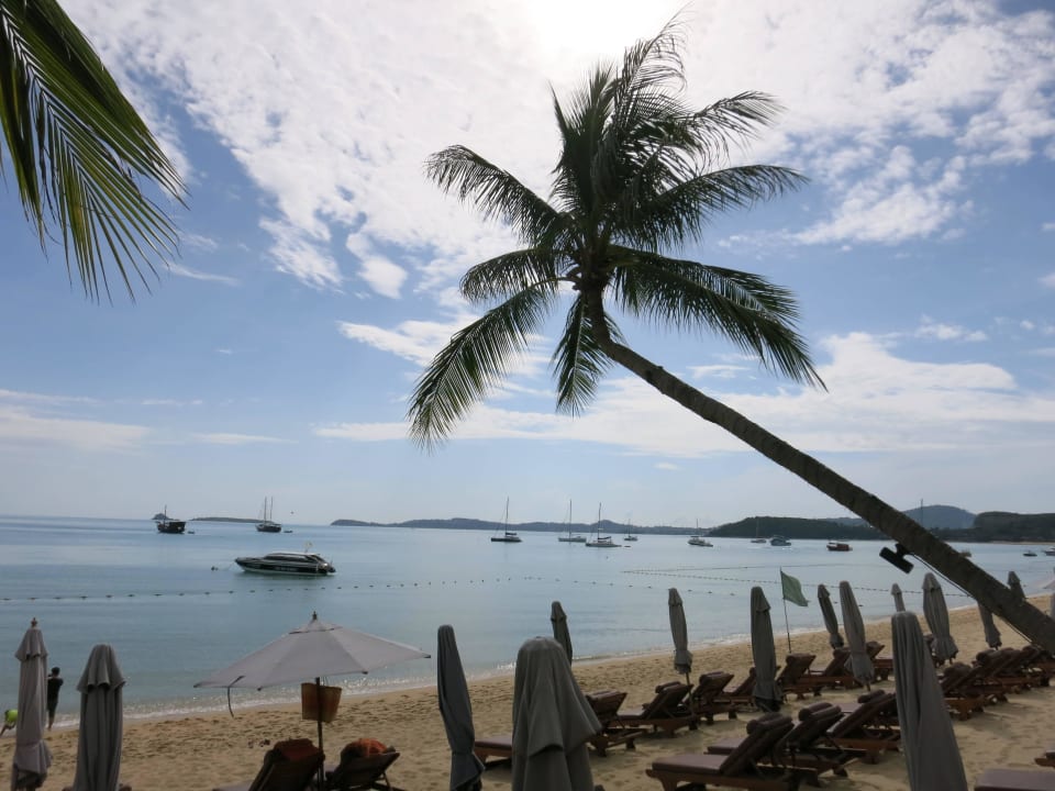 Hausstrand mit Liegen Bandara Spa Resort & Pool Villas, Samui
