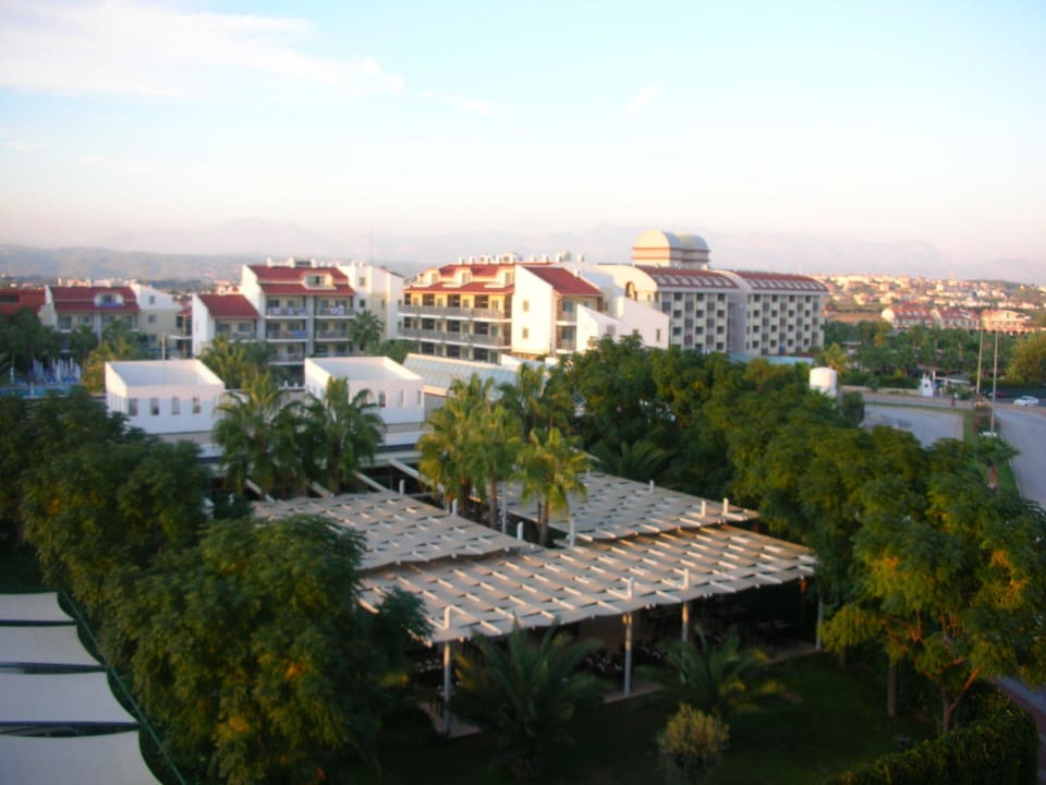 Blick von unserem Balkon Aydinbey Kings Palace & Spa