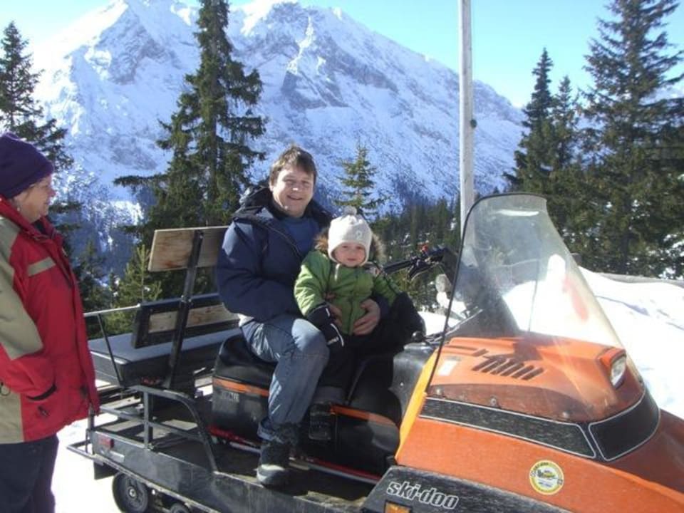 Mit dem Skidoo auf die Alm Alpineas Appartement