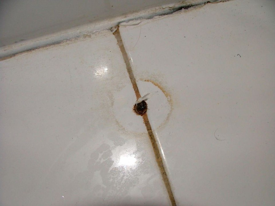 Rost und Dreck im Bad Hotel The Windsor