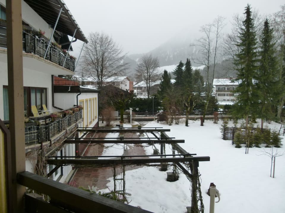 Blick vom Balkon Hotel Wittelsbacher Hof