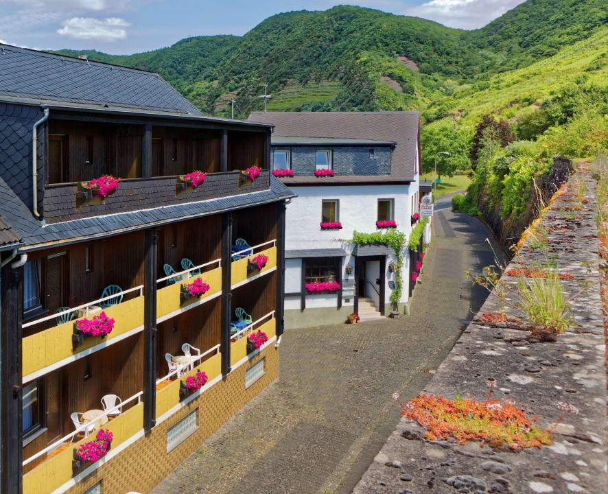 Außenansicht Moselstern Hotel Zum guten Onkel
