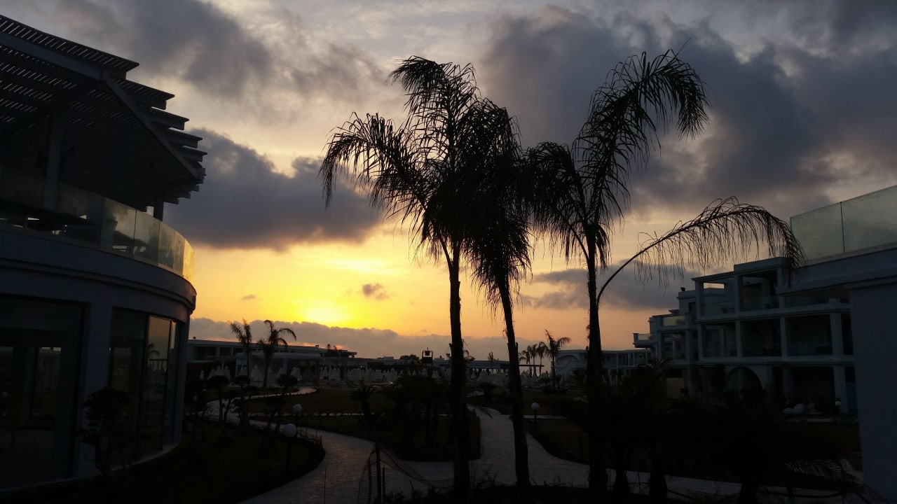 Amazing sunrise  Asterias Beach Resort