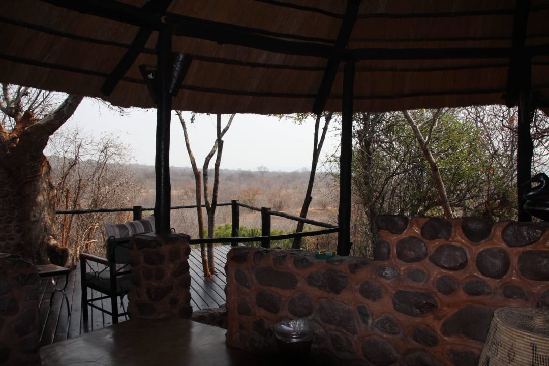 Terrasse "Birds Cottage" Hotel Stanley Safari Lodge - All Incl