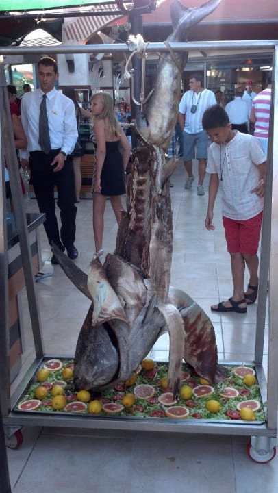 Frischer Thunfisch, über 2 Meter groß Limak Limra Hotel & Resort