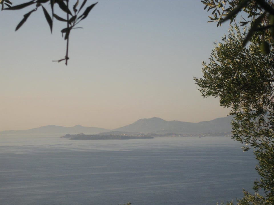 Ausblick von Terrasse Ferienwohnung The Little Farmhouse