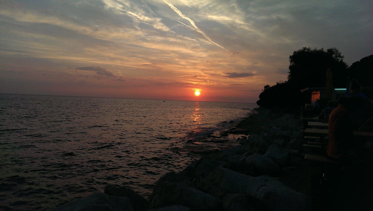 Sonnenuntergang Hotel Villa Badi