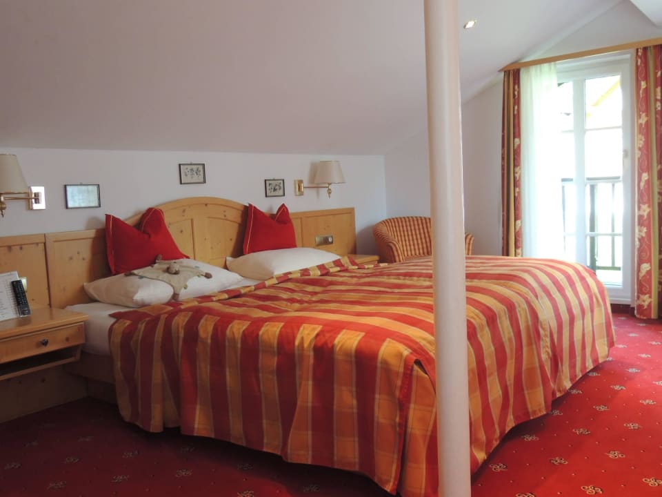 Schlafbereich - Vorsicht Schräge Hotel Tannbergerhof