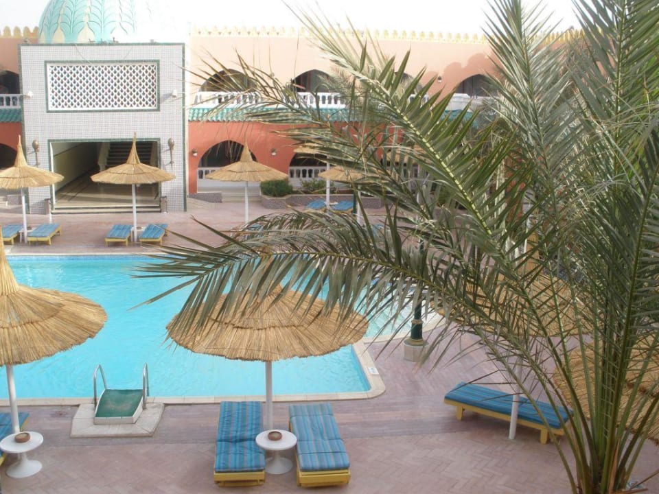 Sicht aus Zimmer 240 Pickalbatros Alf Leila Wa Leila Resort - Neverland Hurghada