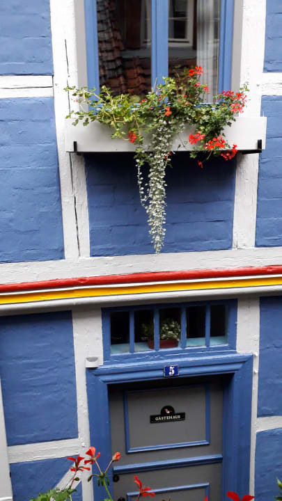 Außenansicht Fachwerkhotel Vorhof zur Hölle