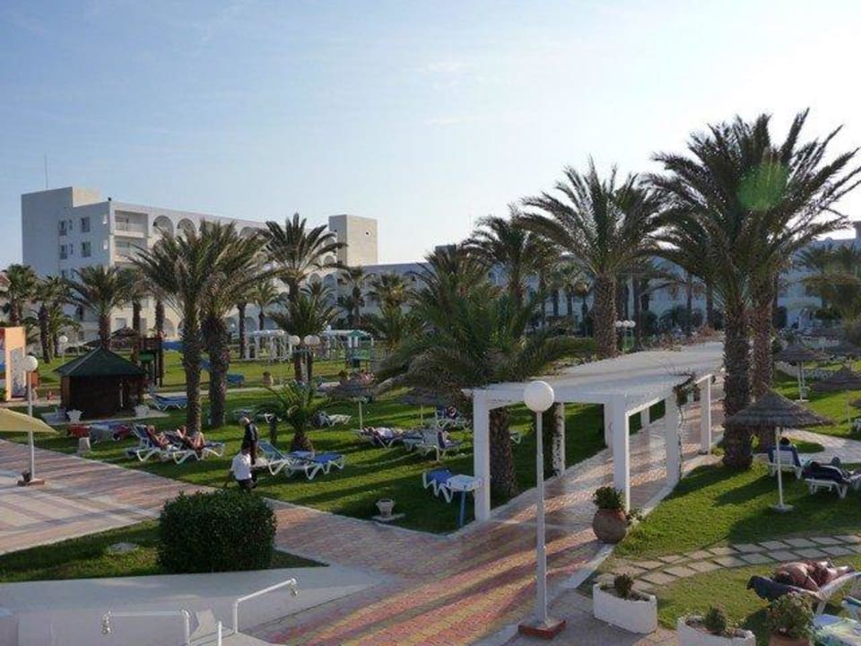 Von einer der Terrassen aus El Mehdi Beach Resort