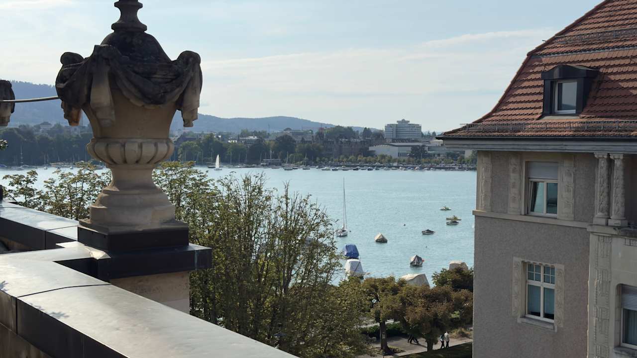 Ausblick La Réserve Eden au Lac Zurich