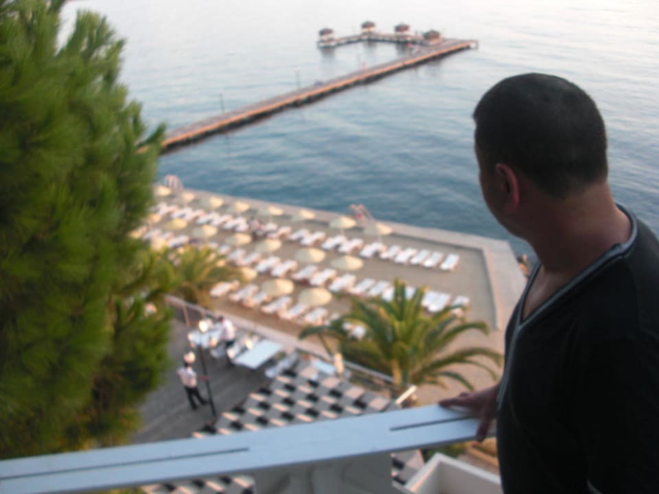 Bilick von der Terrasse Hotel Vista Hill