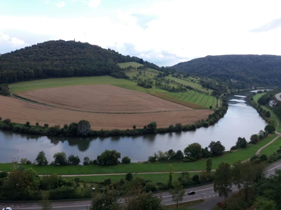 Ausblick Hotel Vierburgeneck Neckarsteinach