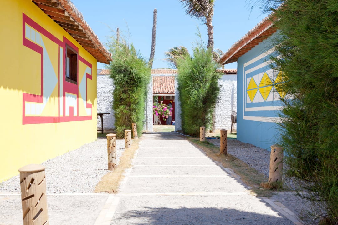 Gang zu unserem Chalet Hotel Vila Jardim