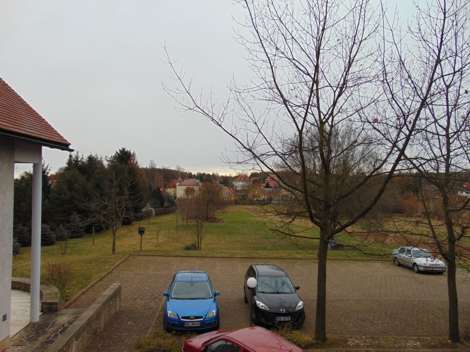 Blick in den hinteren Garten Hotel Landhaus Moritzburg
