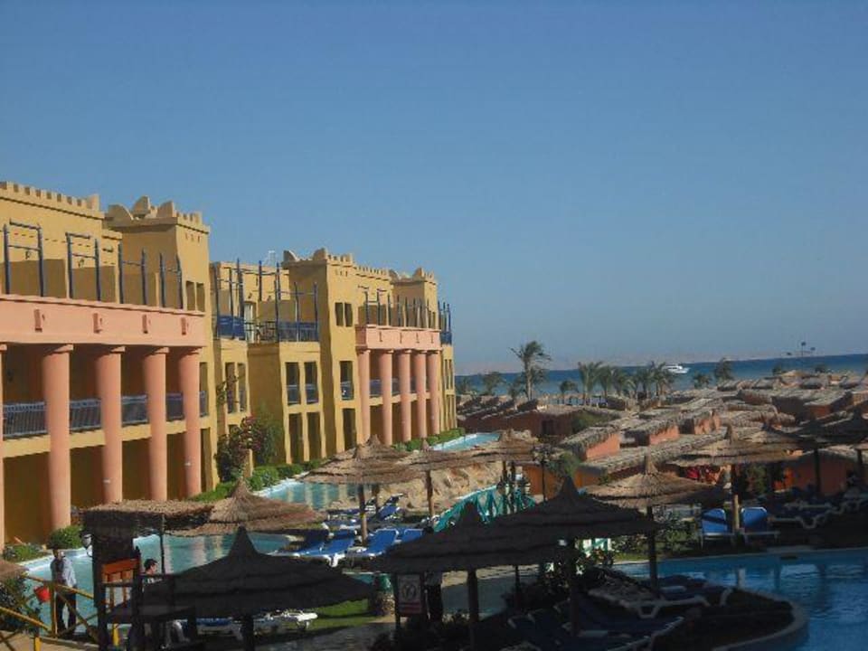 Sicht vom Balkon Titanic Beach Spa & Aqua Park