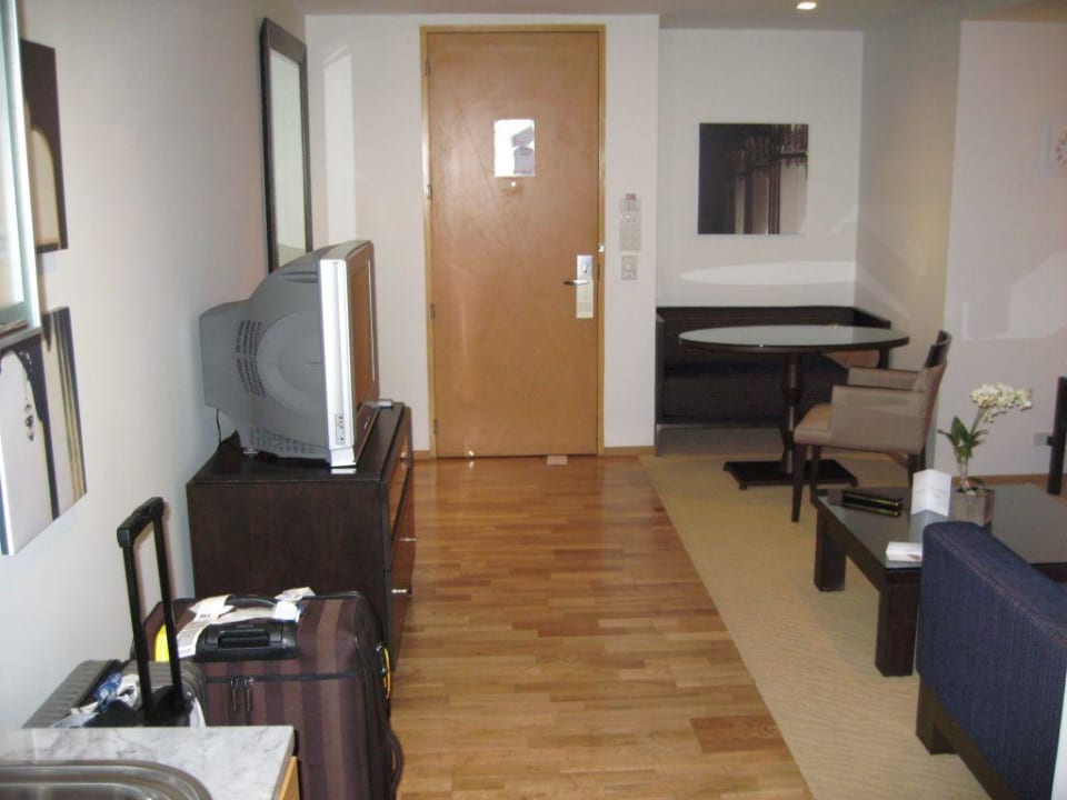 Wohnbereich bzw. Eingangsbereich der Suite Hotel Lebua At State Tower