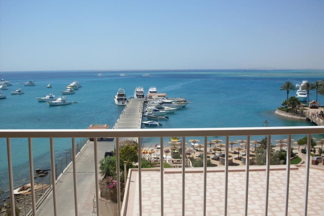 Blick aus dem Hotelzimmer Marriott Hurghada Beach Resort