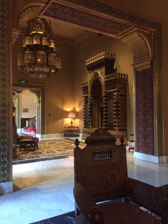 The terrace in the Ground floor Cairo Marriott Hotel & Omar Khayyam Casino