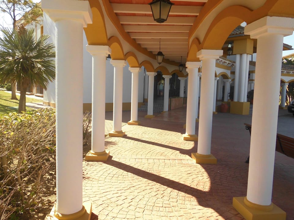 Unser Hoteleingang / seitlich Aldiana Club Andalusien