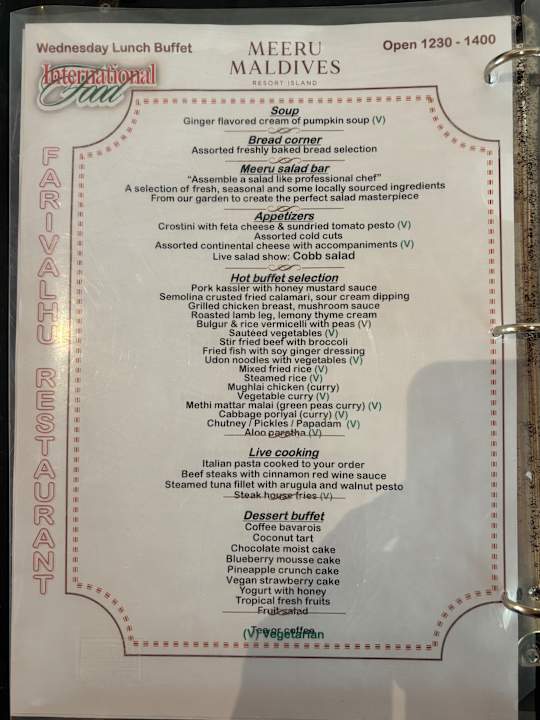 Gastro Meeru Maldives Resort Island