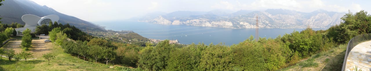 Panorama von der Terrasse Hotel Locanda Monte Baldo