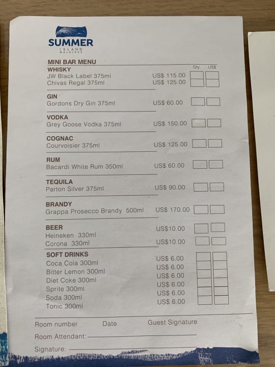 Zimmer Summer Island Maldives