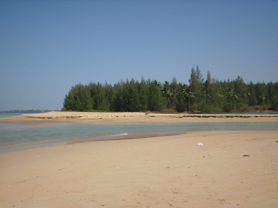 Lagune rechts... Khaolak Orchid Beach Resort