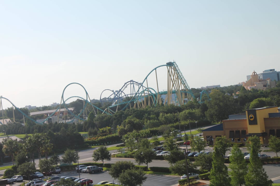 Ausblick Richtung Seaworld Hotel Fairfield Inn & Suites Orlando At Seaworld