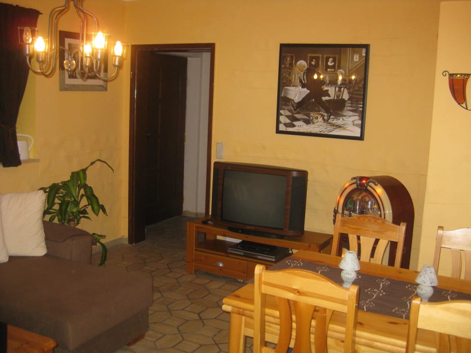 Wohnzimmer Ferienwohnung Salut