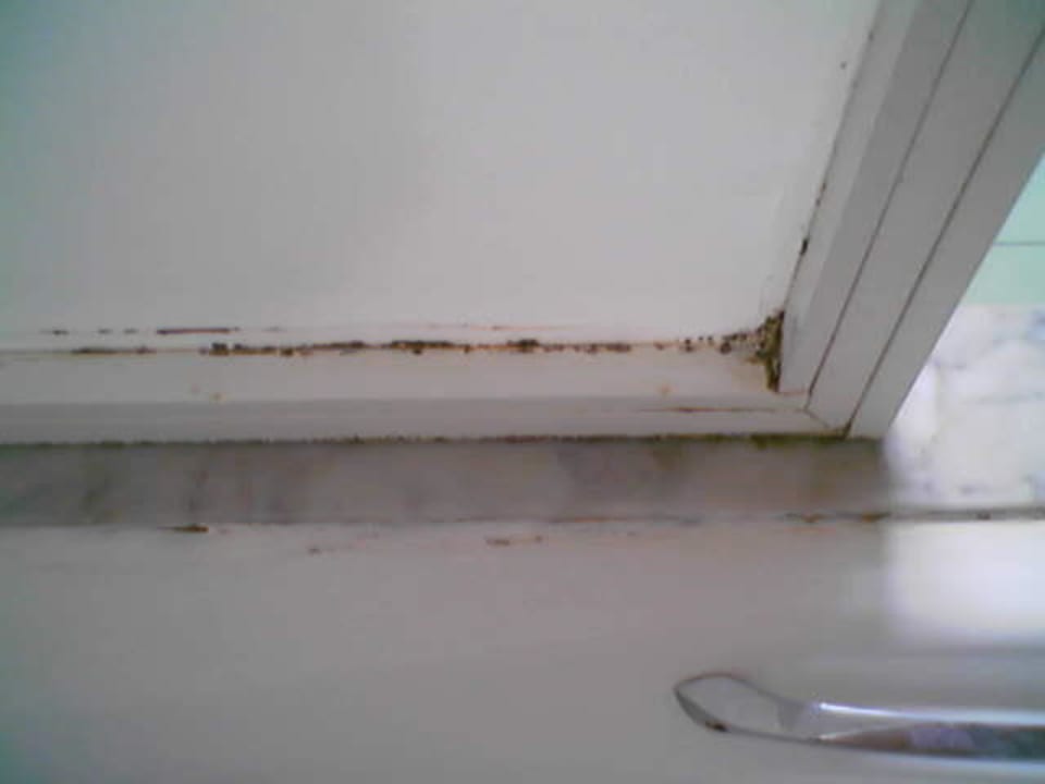 So sah es in der Dusche aus Hotel Las Costas