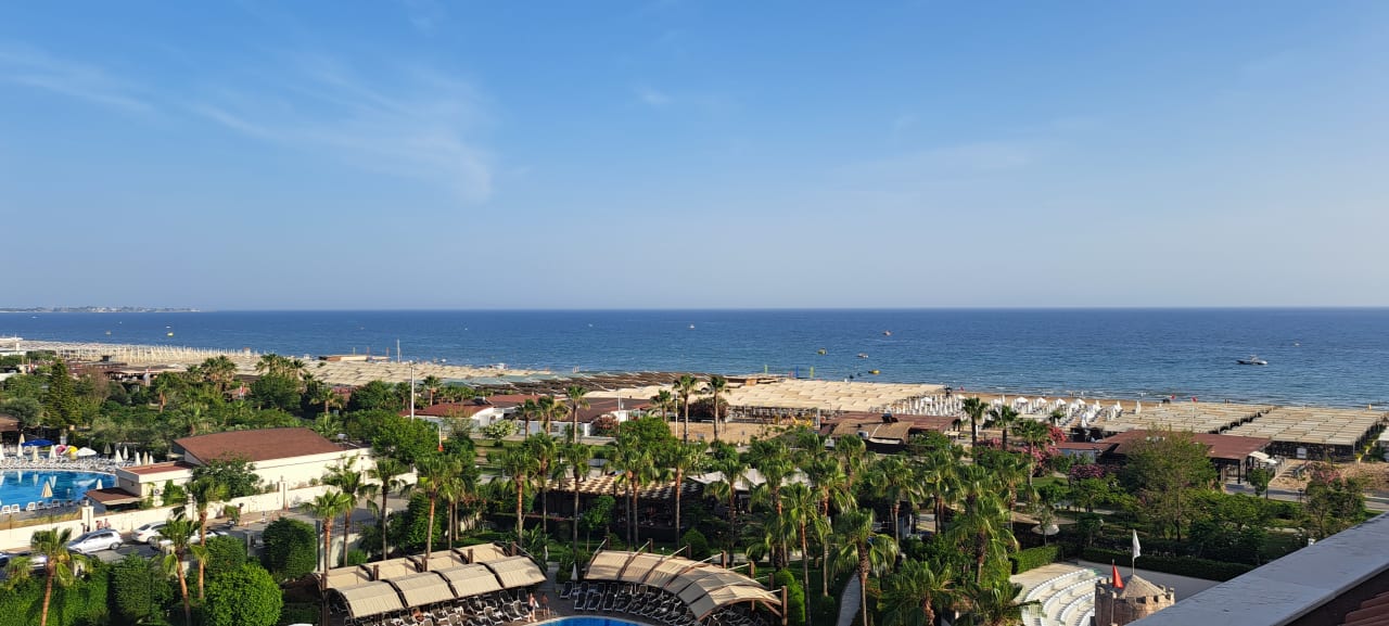 Ausblick Sunis Evren Beach Resort Hotel & Spa