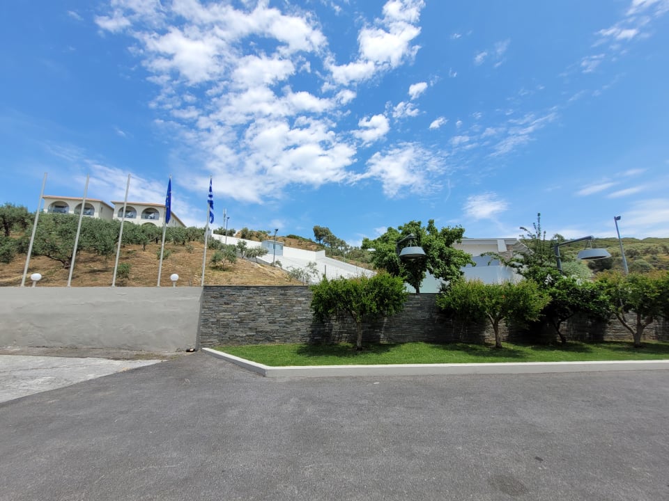 Ausblick Akrathos Beach Hotel