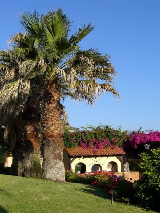 Grillrestaurant im Hintergrund Anissa Beach & Village