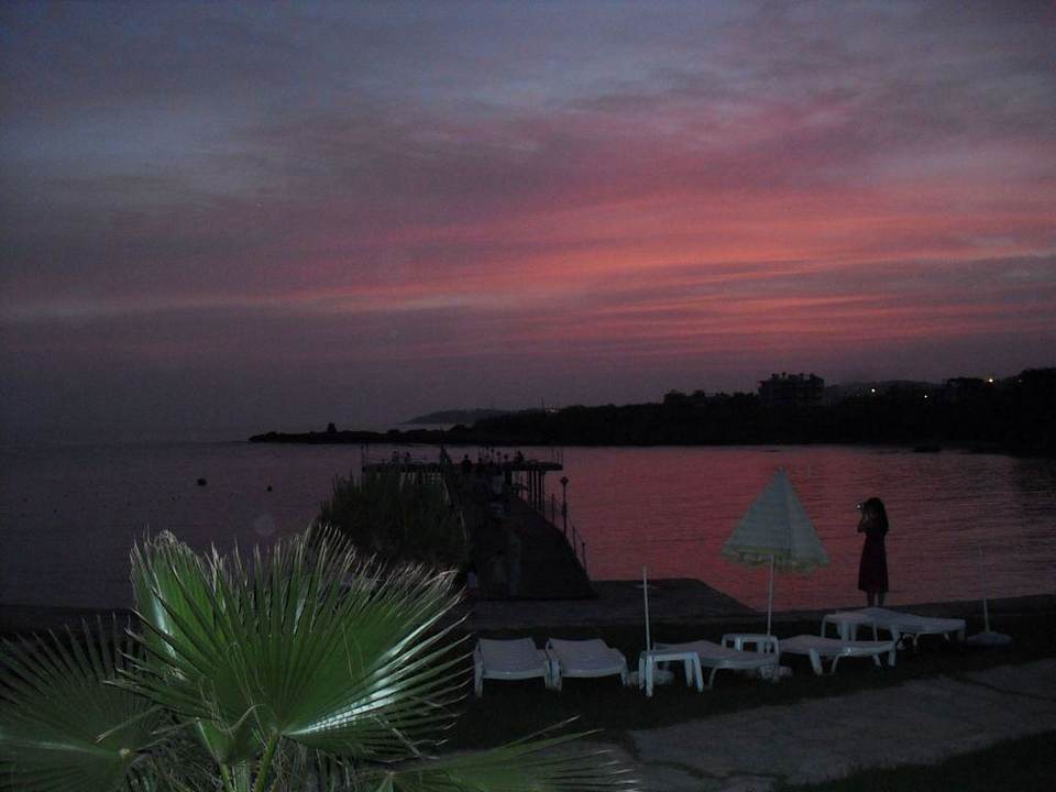 Sonnenuntergang Oz Hotels Incekum Beach