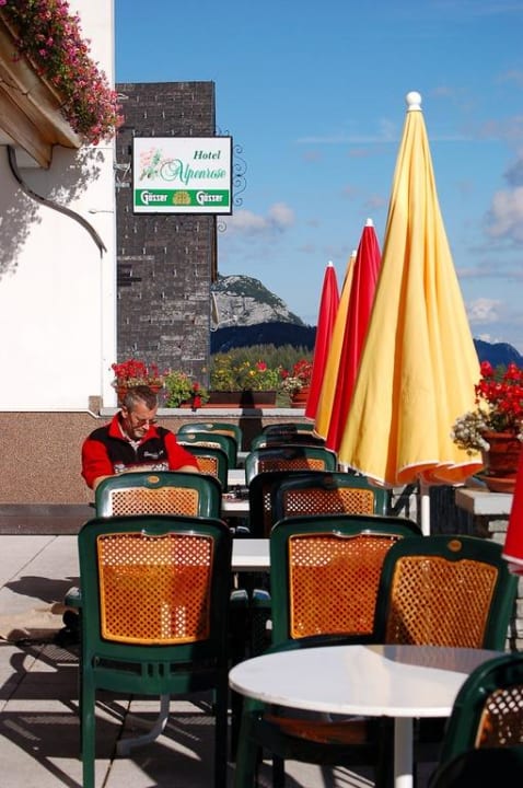 Terrasse Hotel Alpenrose