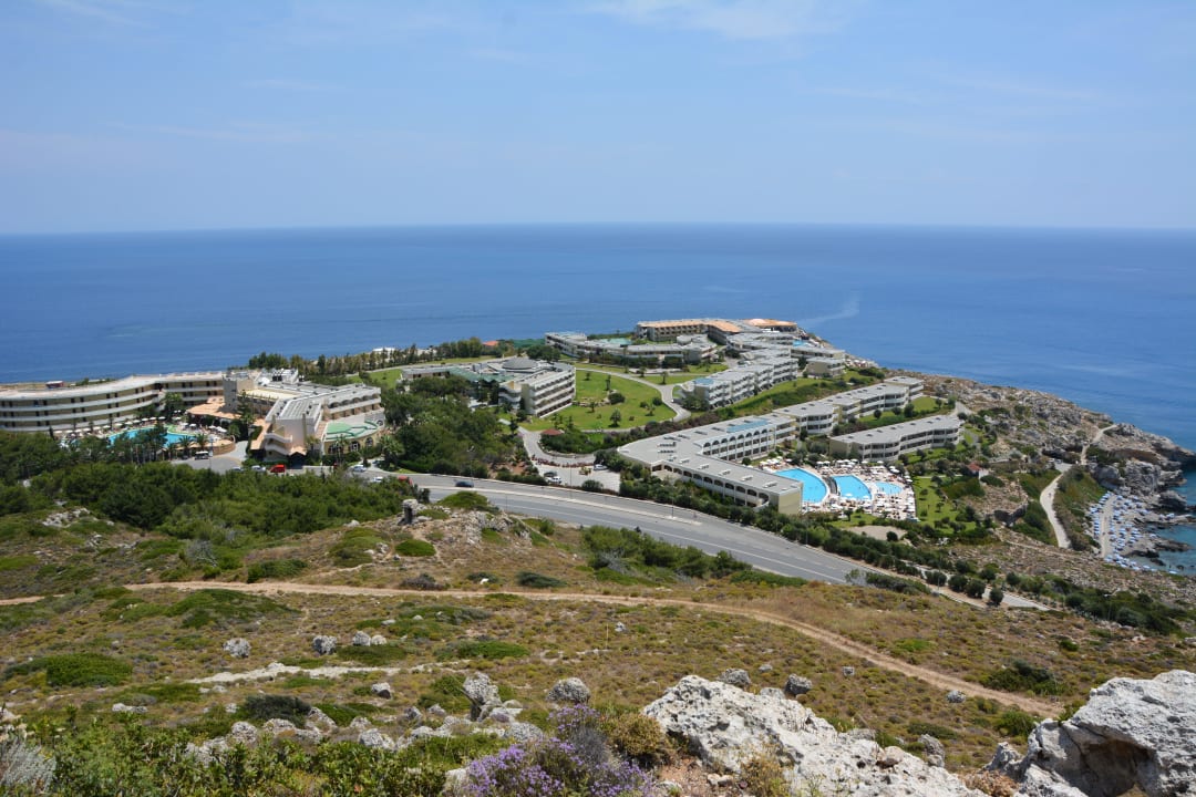 Hotel von oben... Hotel Kalithea Horizon Royal