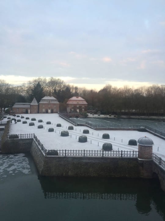 Blick aus unserem Fenster Parkhotel Wasserburg Anholt